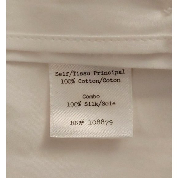 Rag and Bone womens white button down long sleeve dress shirt SP - Picture 12 of 12